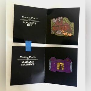Loot Crate Wizarding World Magical Places Pin Duo (Madame Malkins +Hagrid’s Hut)